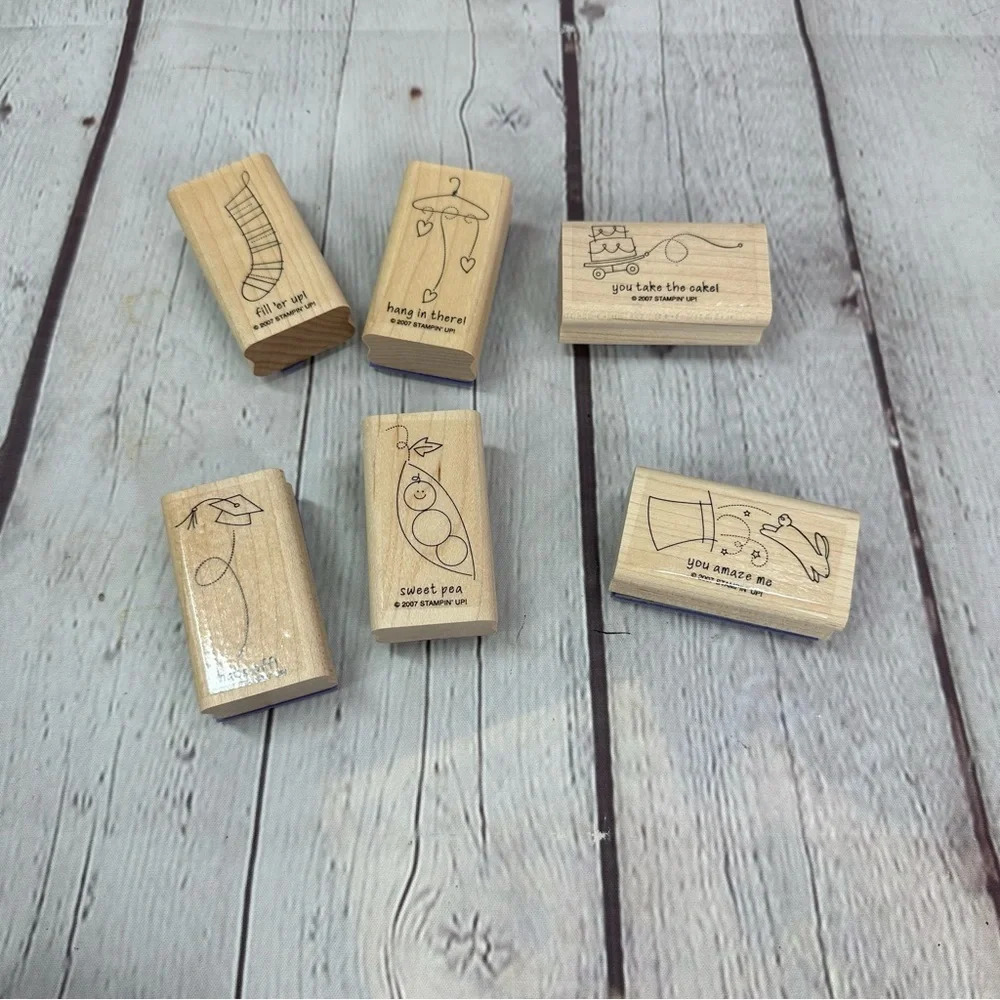 6 stampin up crafting stamps for homemade cards scrapbooking teachers crafters
